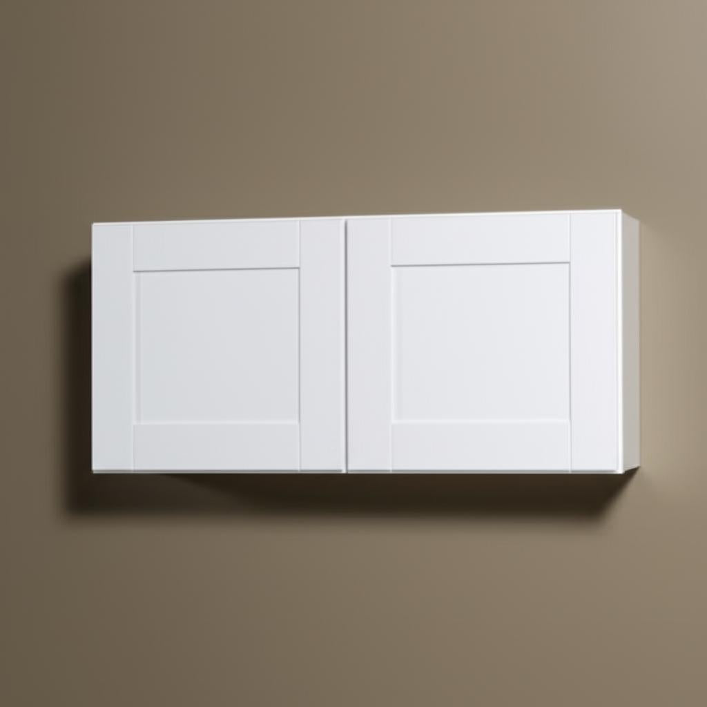 MILL'S PRIDE Richmond Verona White Shaker Wall Kitchen Cabinet - 30 in W x 12 in D x 24 in H