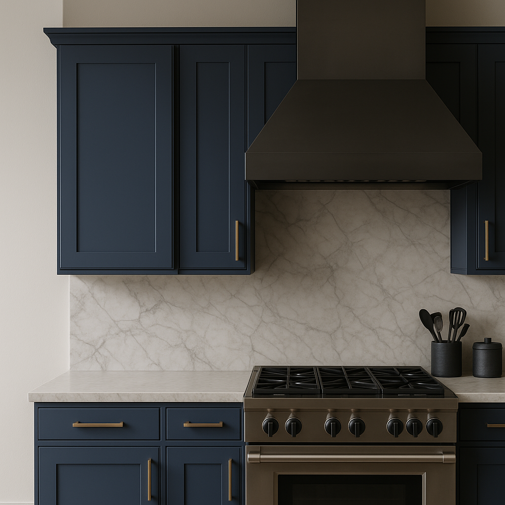 MILL'S PRIDE Valencia Blue Wall Kitchen Cabinet - Ready to Assemble