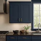 MILL'S PRIDE Valencia Blue Shaker Wall Kitchen Cabinet - 24" W x 12" D x 30" H