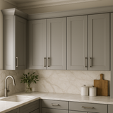 MILL'S PRIDE Richmond Vesuvius Gray Wall Kitchen Cabinet - 24 in W x 12 in D x 30 in H
