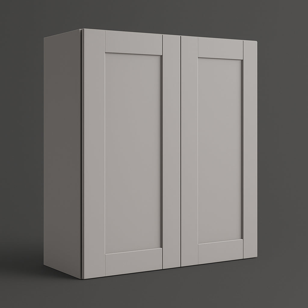 MILL'S PRIDE Richmond Vesuvius Gray Wall Kitchen Cabinet - 24 in W x 12 in D x 30 in H