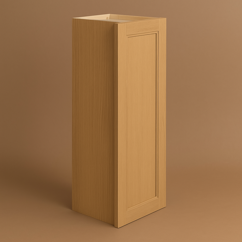 Hampton Bay Avondale White Oak Shaker Wall Kitchen Cabinet, 15x12x42 in.