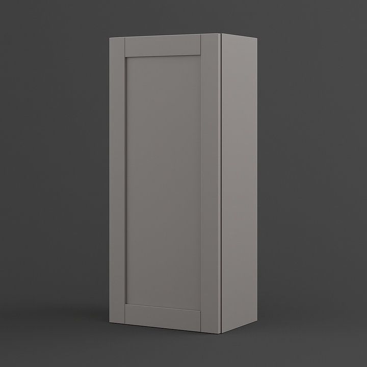 MILL'S PRIDE Richmond Vesuvius Gray Plywood Shaker Wall Kitchen Cabinet - Ready to Assemble