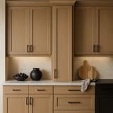 Hampton Bay Avondale Shaker Wall Kitchen Cabinet in White Oak - 12x12x42