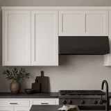 Design House Brookings Shaker 2-Door Bridge Wall Kitchen Cabinet in White