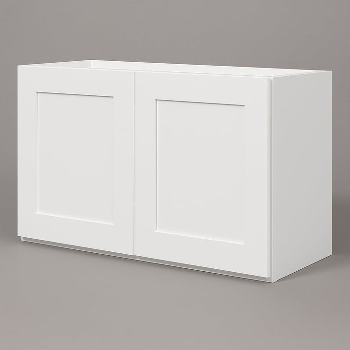 Design House Brookings Shaker 2-Door Bridge Wall Kitchen Cabinet in White