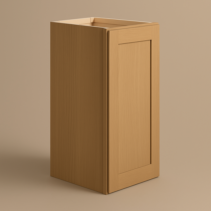 Hampton Bay Avondale White Oak Shaker Wall Kitchen Cabinet, 15x12x30 in.