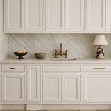 PELHAM & WHITE Keyport Shaker White Plywood Kitchen Cabinet - Tool-Free Assembly