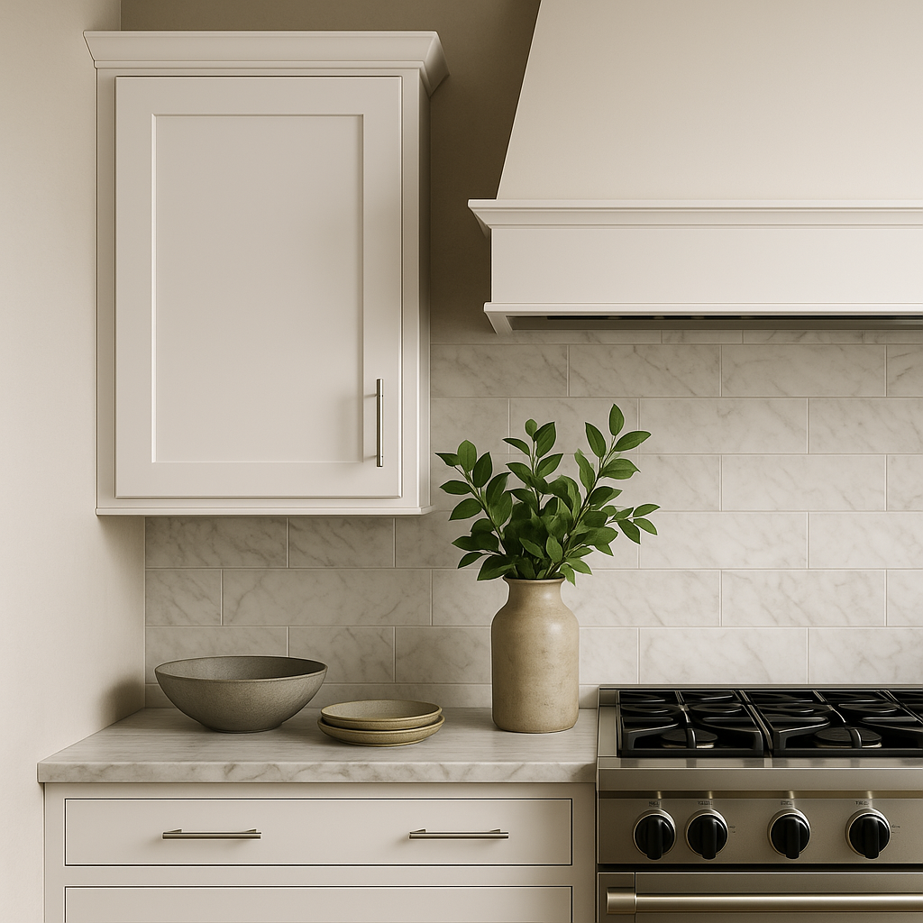MILL'S PRIDE Richmond Verona White Shaker Wall Kitchen Cabinet - 21 in W x 12 in D x 30 in H