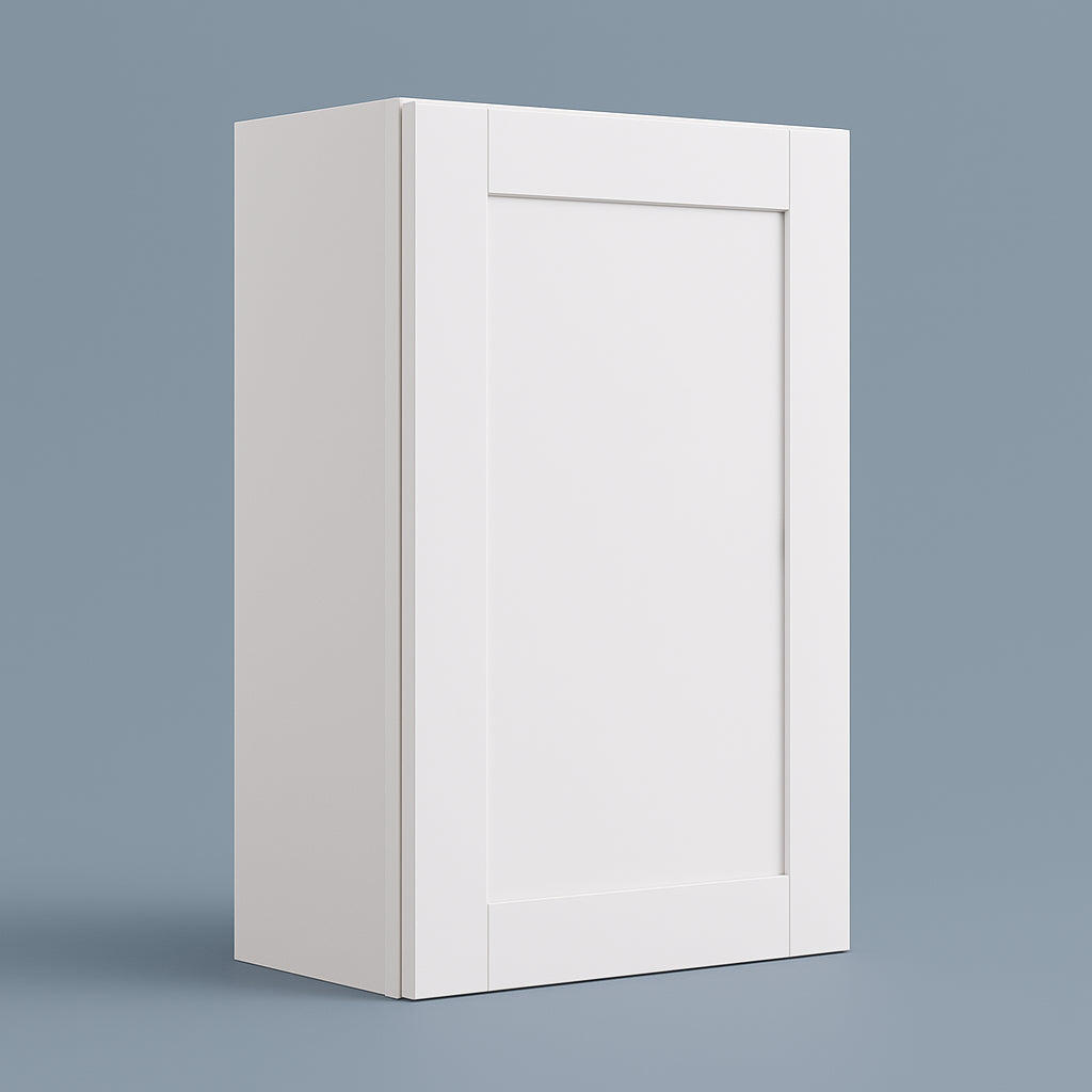 MILL'S PRIDE Richmond Verona White Shaker Wall Kitchen Cabinet - 21 in W x 12 in D x 30 in H