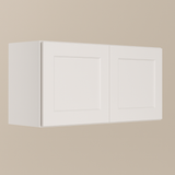 HOMEIBRO Shaker Dove Plywood Wall Bridge Cabinet - 30" W x 24" D x 15" H