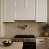 HOMEIBRO Shaker Dove Plywood Wall Bridge Cabinet - 30" W x 24" D x 15" H
