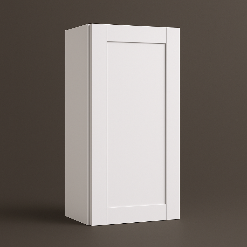 MILL'S PRIDE Richmond Verona White Shaker Wall Kitchen Cabinet - 21 in W x 12 in D x 36 in H
