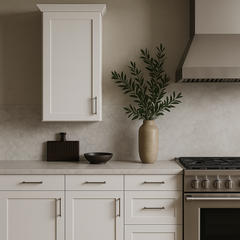 MILL'S PRIDE Richmond Verona White Shaker Wall Kitchen Cabinet - 21 in W x 12 in D x 36 in H