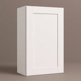 MILL'S PRIDE Richmond Verona White Shaker Wall Kitchen Cabinet - 15 in W x 12 in D x 42 in H