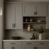 MILL'S PRIDE Richmond Vesuvius Gray Plywood Shaker Wall Kitchen Cabinet - Ready to Assemble