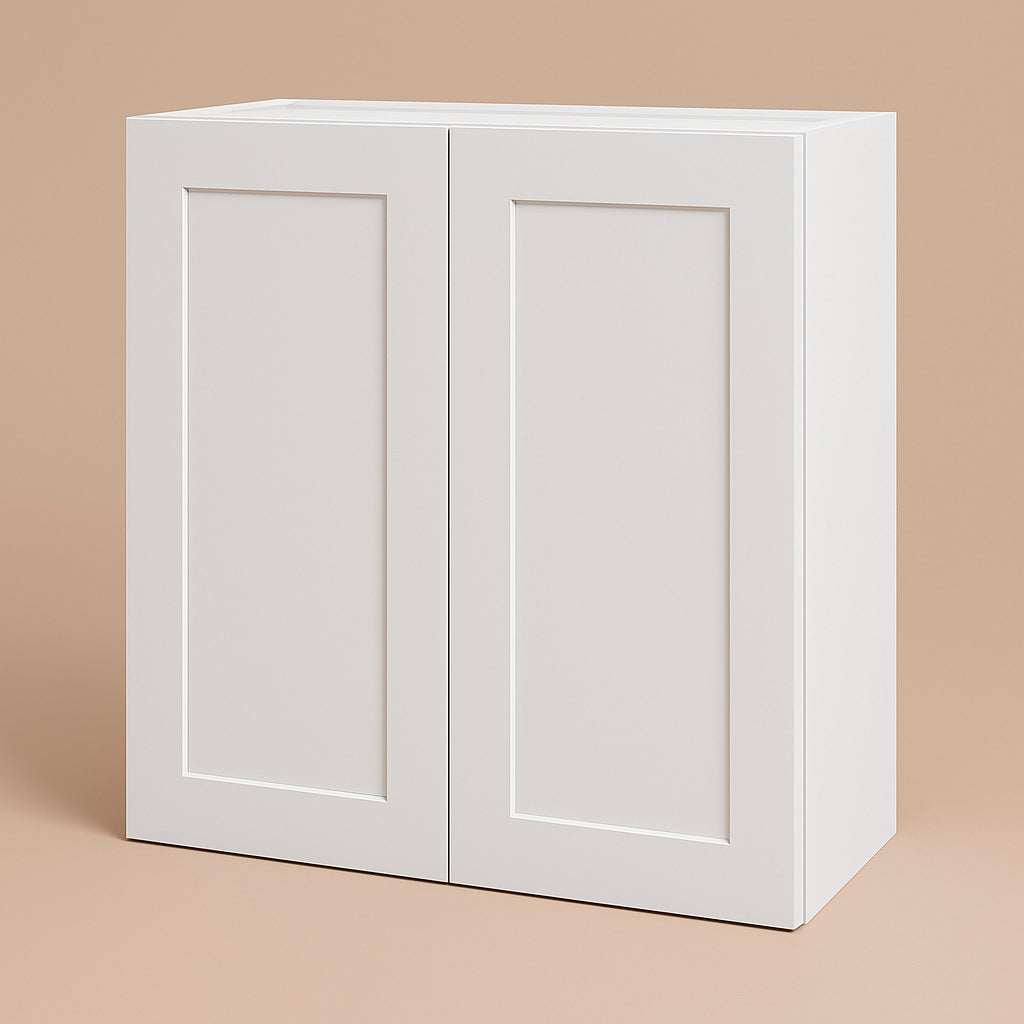 Design House Brookings Shaker 2-Door Wall Kitchen Cabinet in White