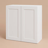 Design House Brookings Shaker 2-Door Wall Kitchen Cabinet in White
