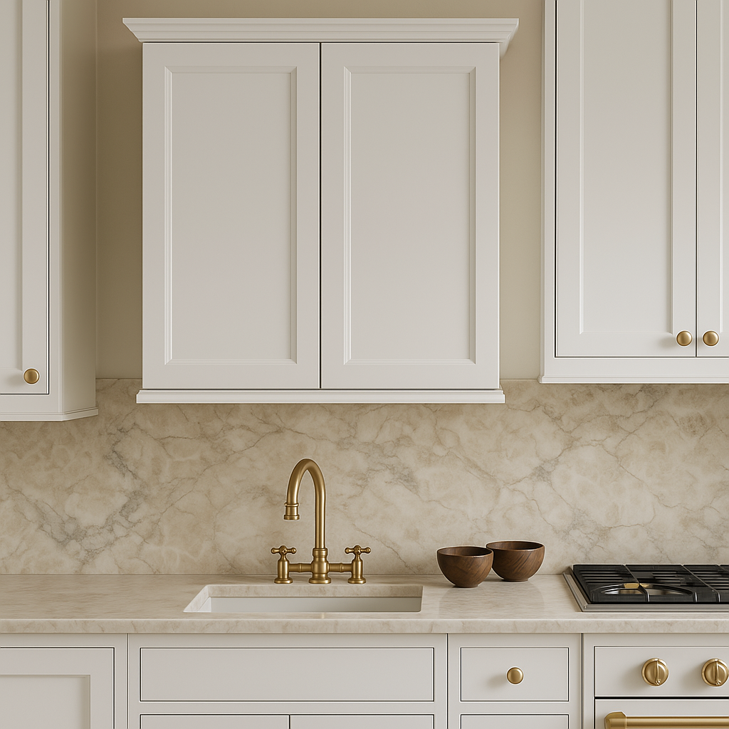 PELHAM & WHITE Keyport Shaker Wall Kitchen Cabinet, 27 in. W x 12 in. D x 30 in. H, White