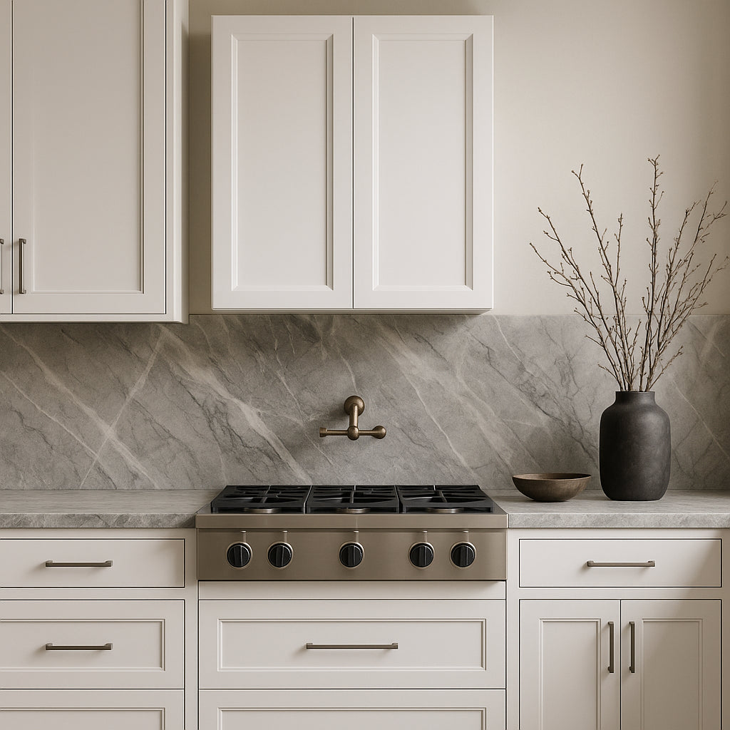 PELHAM & WHITE Keyport Shaker Wall Kitchen Cabinet, 27 in. W x 12 in. D x 30 in. H, White