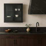 Aoibox Steel Wall Mounted Cabinet with Glass Door, 31.50 in. W x 11.80 in. D x 30 in. H