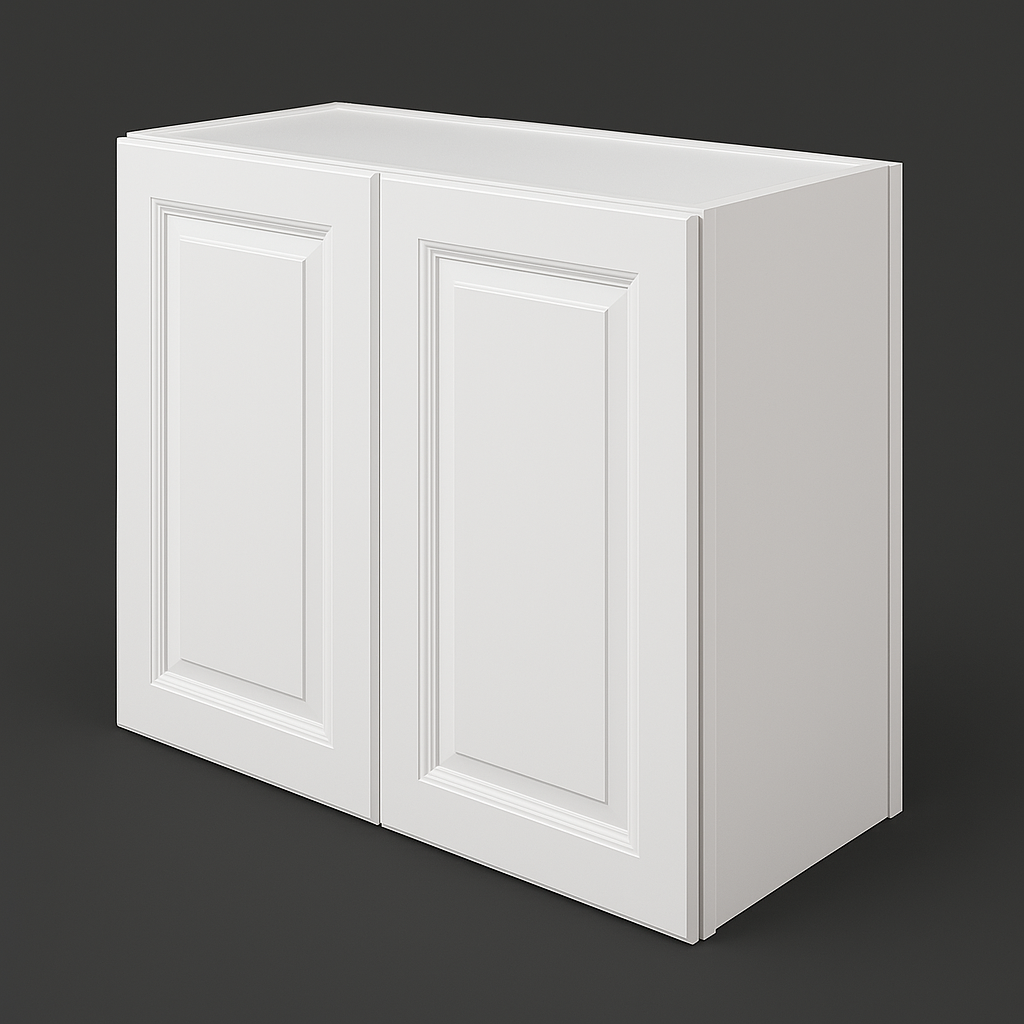 HOMEIBRO 36-in White Plywood Wall Cabinet - Ready to Assemble