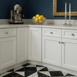 Cambridge Everest 24 in. Shaker Corner Diagonal Kitchen Cabinet in White