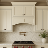 HOMEIBRO Shaker Antique White Wall Bridge Kitchen Cabinet, 36-in W x 24-in D x 18-in H