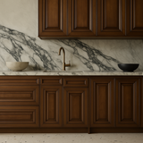 CASAINC 12" Dark Caramel Kitchen Base Cabinet with Drawer