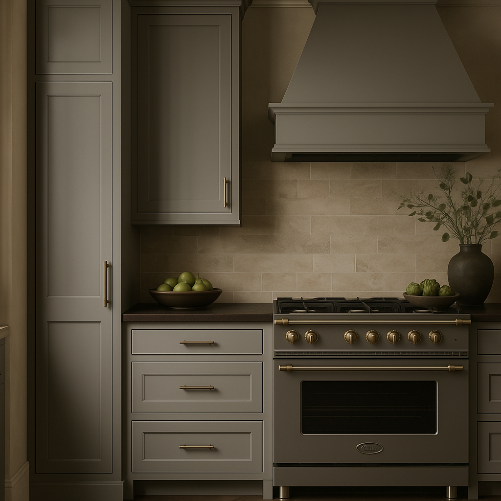 MILL'S PRIDE Richmond Vesuvius Gray Plywood Shaker Wall Kitchen Cabinet