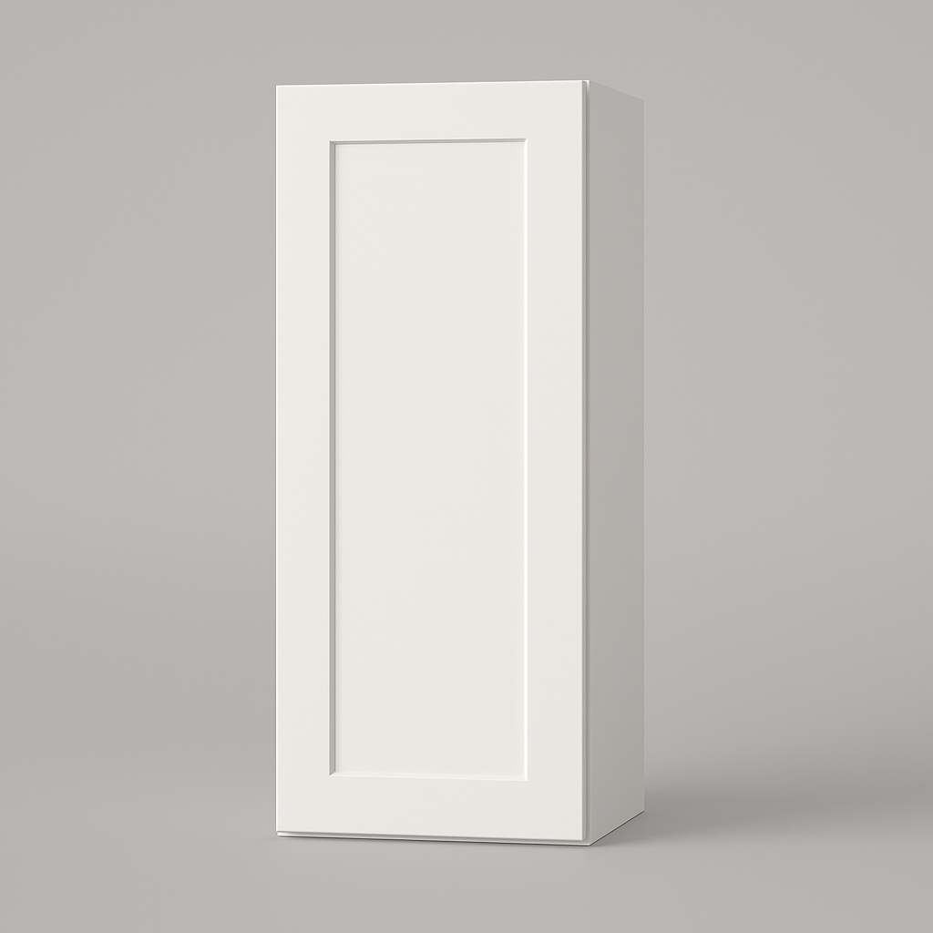 HOMLUX Ready to Assemble Wall Kitchen Cabinet in Shaker White, 15 in. W x 12 in. D x 36 in. H