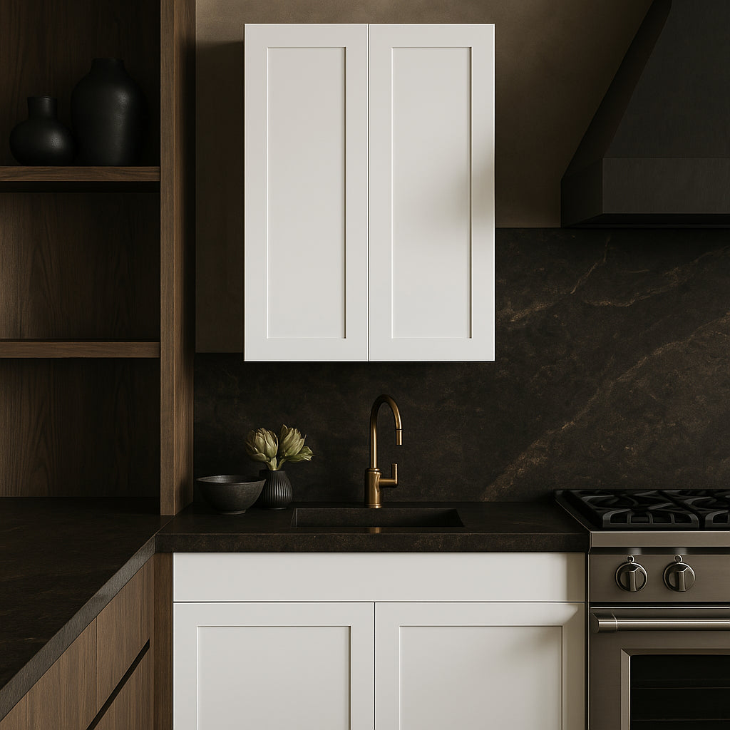 Cambridge Everest 30 in. White Shaker Wall Kitchen Cabinet