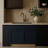 Hampton Bay Avondale Ink Blue Shaker Sink Base Cabinet, 36 in.