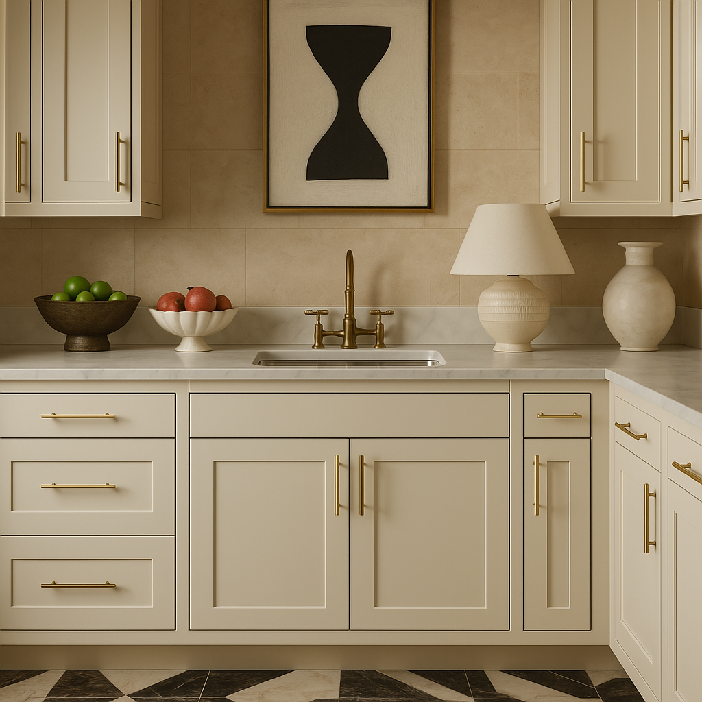 Hampton Bay Avondale Shaker Sink Base Kitchen Cabinet, Antique White