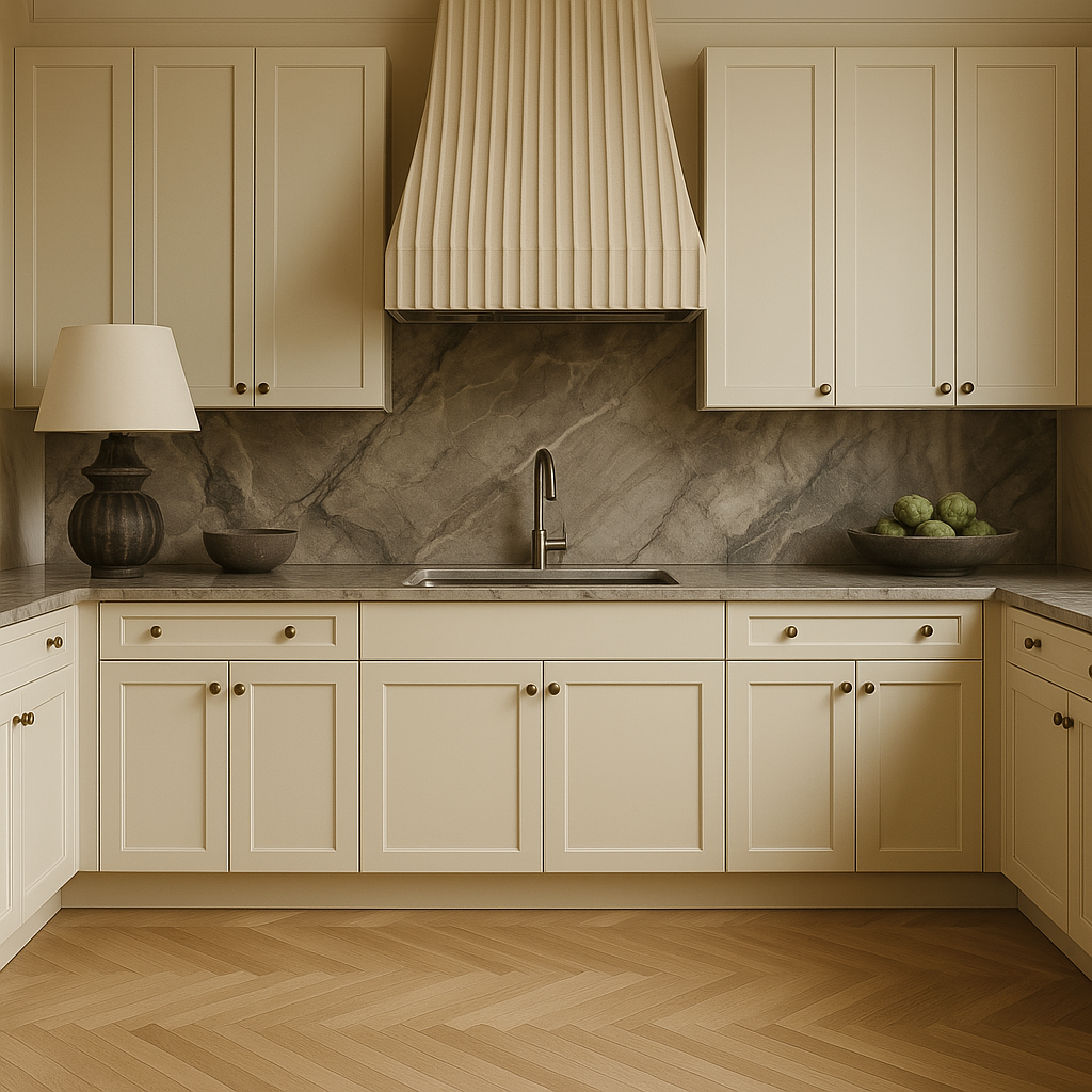 Hampton Bay Avondale Shaker Sink Base Kitchen Cabinet, Antique White