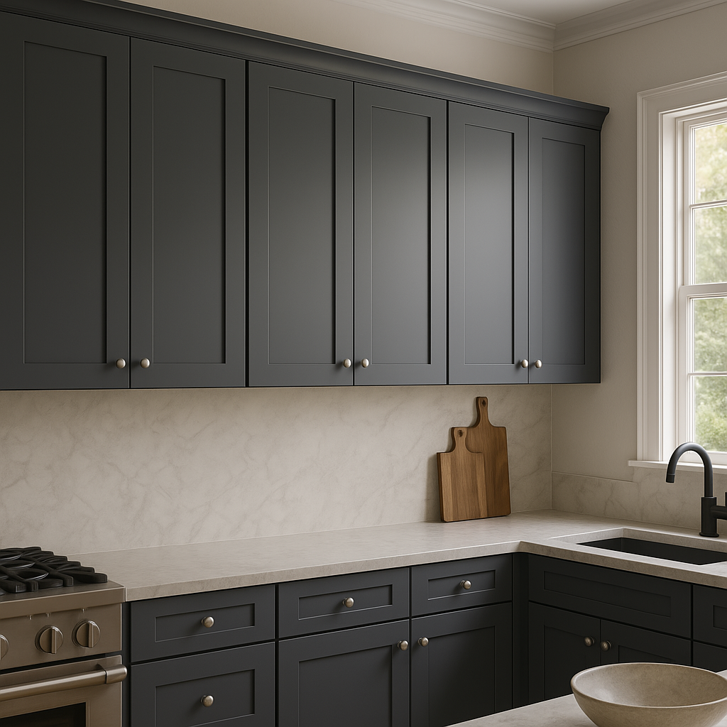 MILL'S PRIDE Richmond Venetian Onyx Shaker Wall Kitchen Cabinet - 24" W x 12" D x 42" H