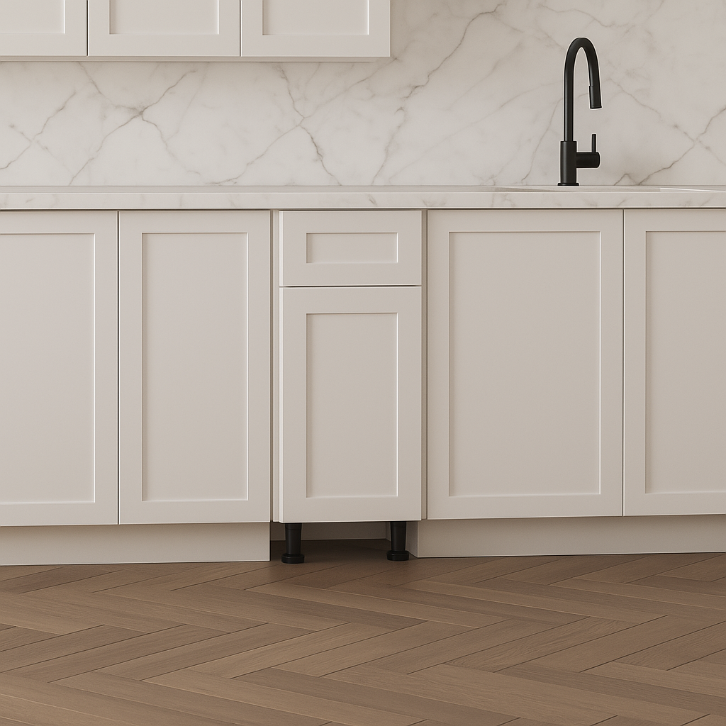 Cambridge Everest 18-inch White Shaker Base Kitchen Cabinet