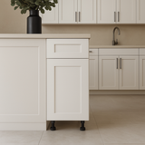 Cambridge Everest White Shaker Base Kitchen Cabinet, Ready to Assemble