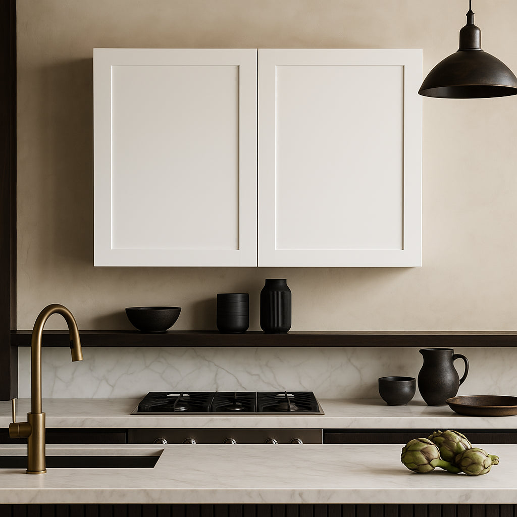Cambridge Everest 36 in. Shaker Wall Kitchen Cabinet in White