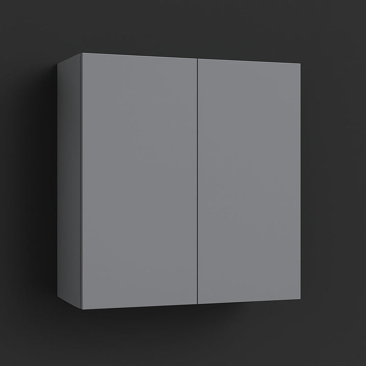 Cambridge Radiance Matte Grey Slab Wall Kitchen Cabinet - 36 in. W x 12 in. D x 36 in. H