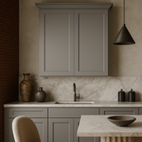 MILL'S PRIDE Richmond Vesuvius Gray Plywood Shaker Wall Kitchen Cabinet - 36" W x 12" D x 42" H