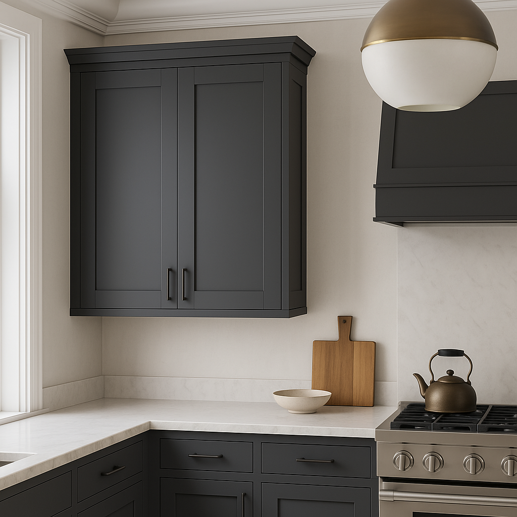 MILL'S PRIDE Richmond Venetian Onyx Shaker Wall Kitchen Cabinet - 36" W x 12" D x 42" H