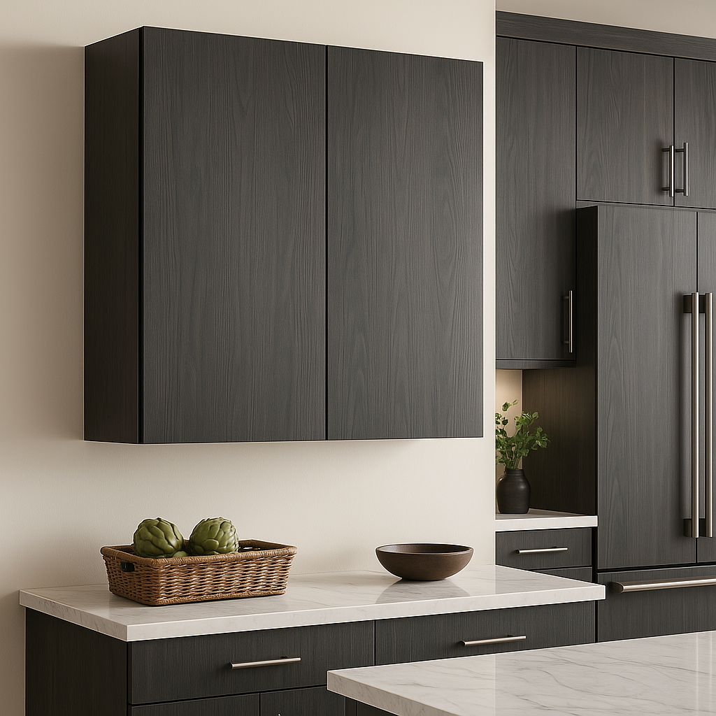 Cambridge Carbon Marine Wall Kitchen Cabinet, 33 x 42 in., Quick Assemble