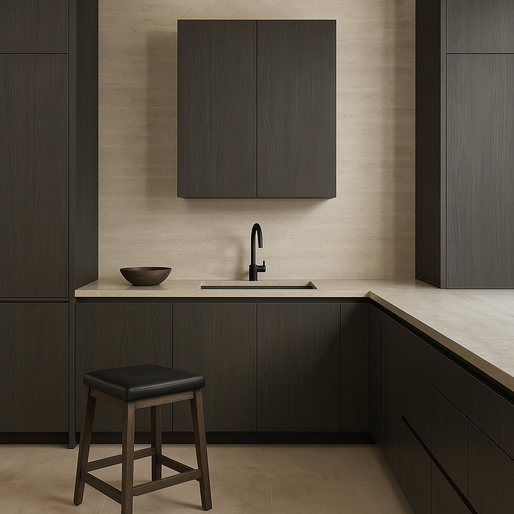Cambridge Carbon Marine Wall Kitchen Cabinet, 33 x 42 in., Quick Assemble