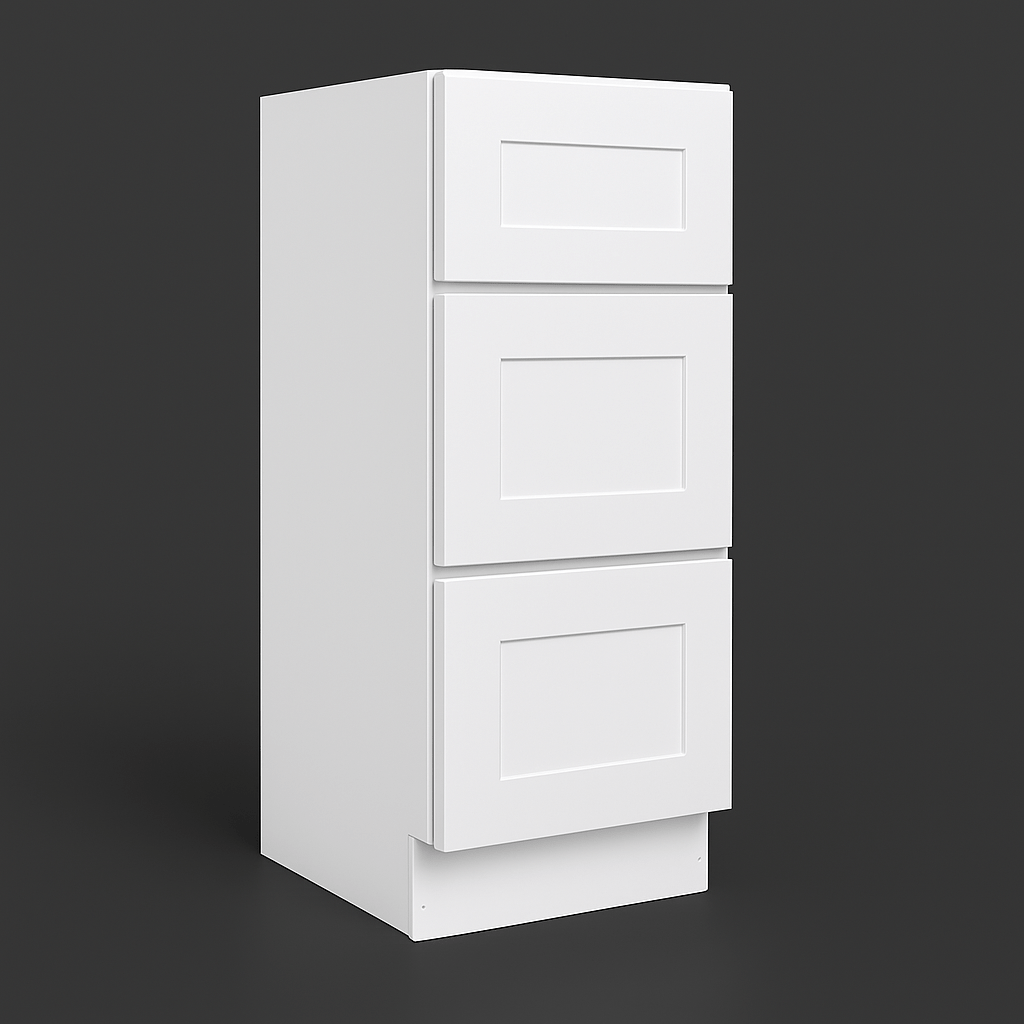 Plywell Shaker Base Cabinet with Drawers - Ready to Assemble