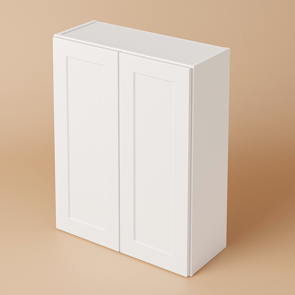HOMLUX Ready to Assemble Wall Kitchen Cabinet in Shaker White, 12x12x42 inches