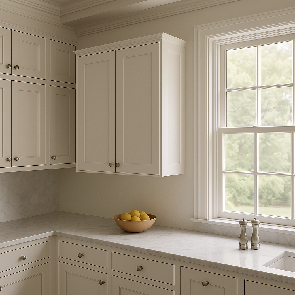 HOMLUX Ready to Assemble Wall Kitchen Cabinet in Shaker White, 12x12x42 inches
