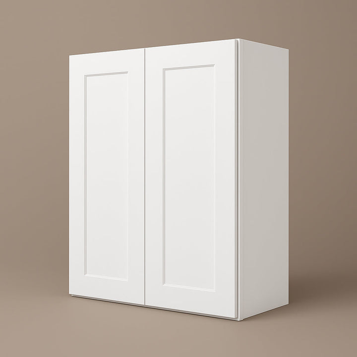 HOMLUX Ready to Assemble Wall Kitchen Cabinet in Shaker White, 27 in. W x 12 in. D x 30 in. H