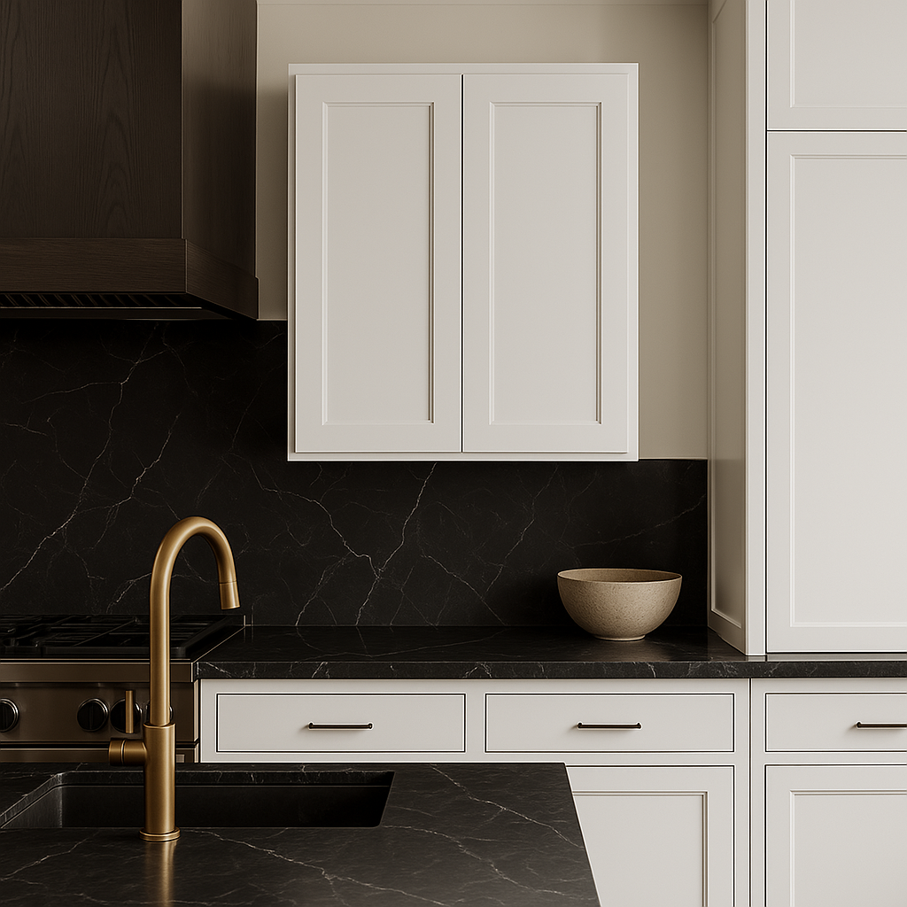 HOMLUX Ready to Assemble Wall Kitchen Cabinet in Shaker White, 27 in. W x 12 in. D x 30 in. H