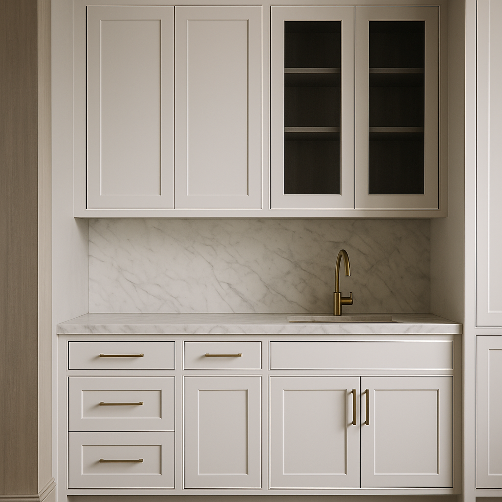 HOMLUX Ready to Assemble Wall Kitchen Cabinet in Shaker White, 33 in. W x 12 in. D x 42 in. H